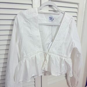 White princess Polly top